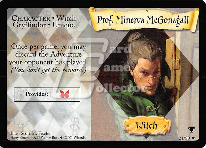 Harry Potter TCG: Prof. Minerva McGonagall