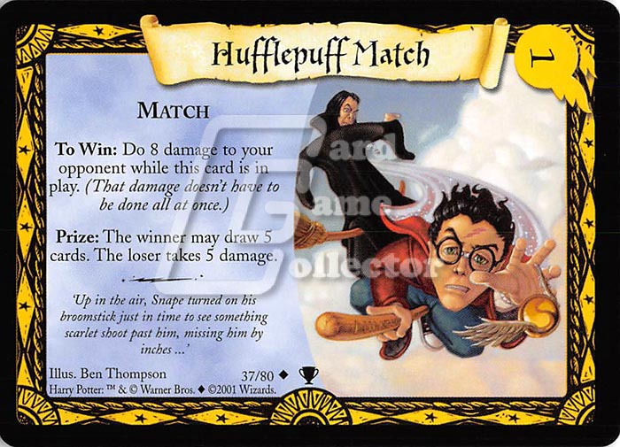 Harry Potter TCG: Hufflepuff Match