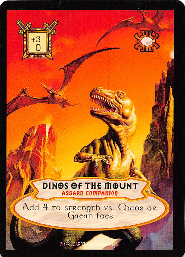 Hyborian Gates : Dinos of the Mount