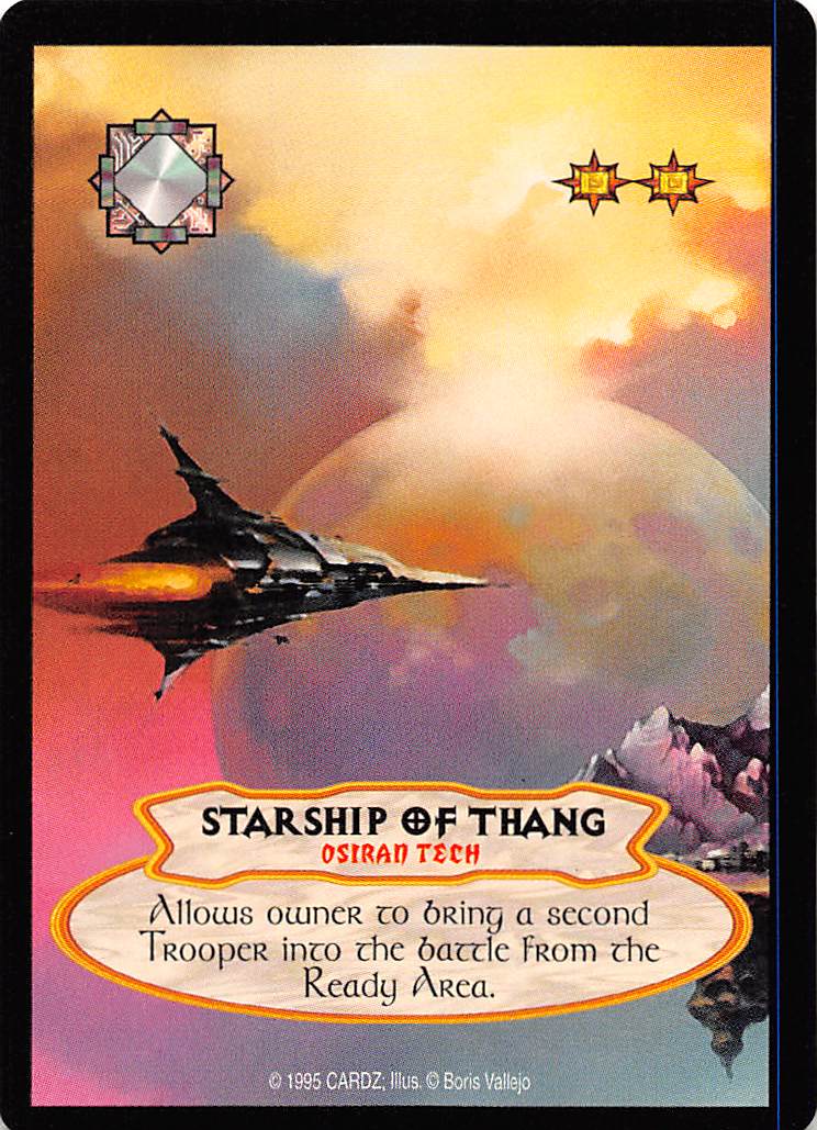 Hyborian Gates : Starship of Thang