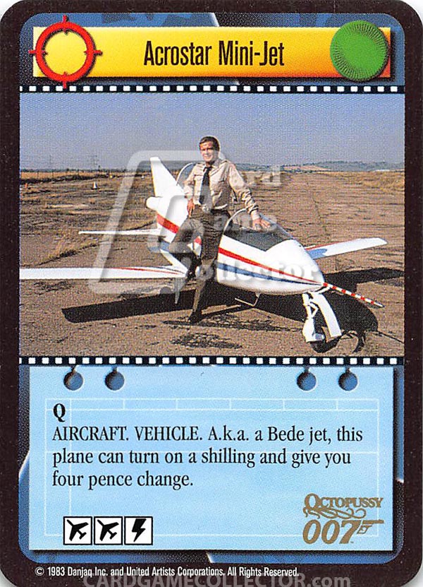 James Bond 007 CCG (1995): Acrostar Mini-Jet