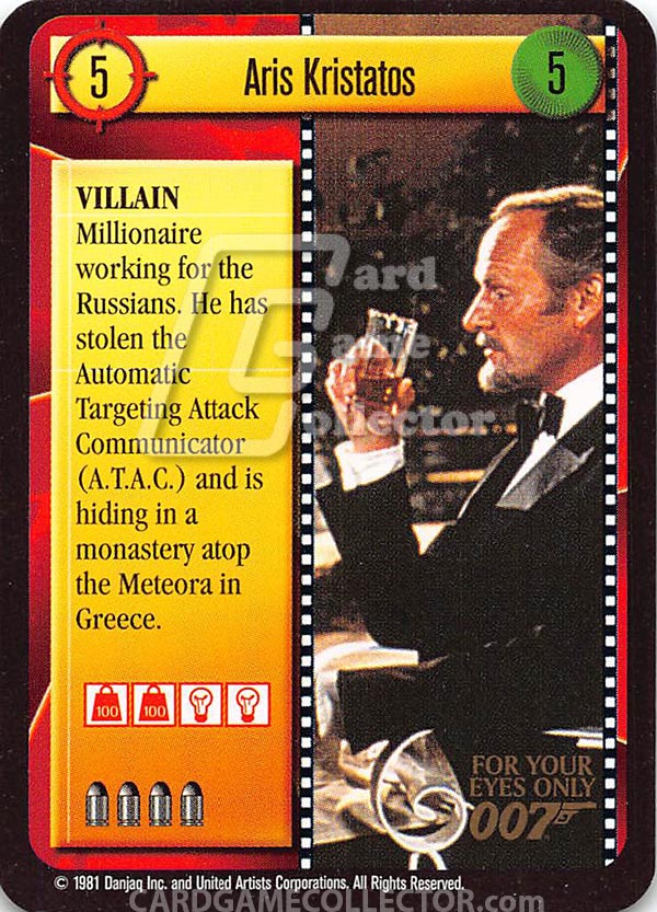 James Bond 007 CCG (1995): Aris Kristatos