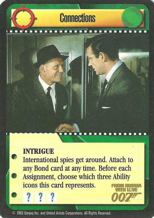 James Bond 007 CCG (1995): Connections