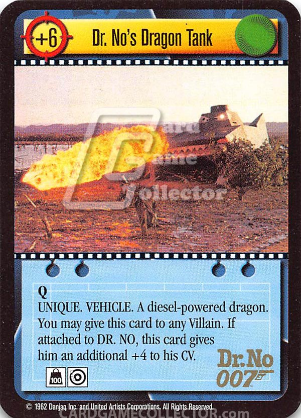 James Bond 007 CCG (1995): Dr. No's Dragon Tank