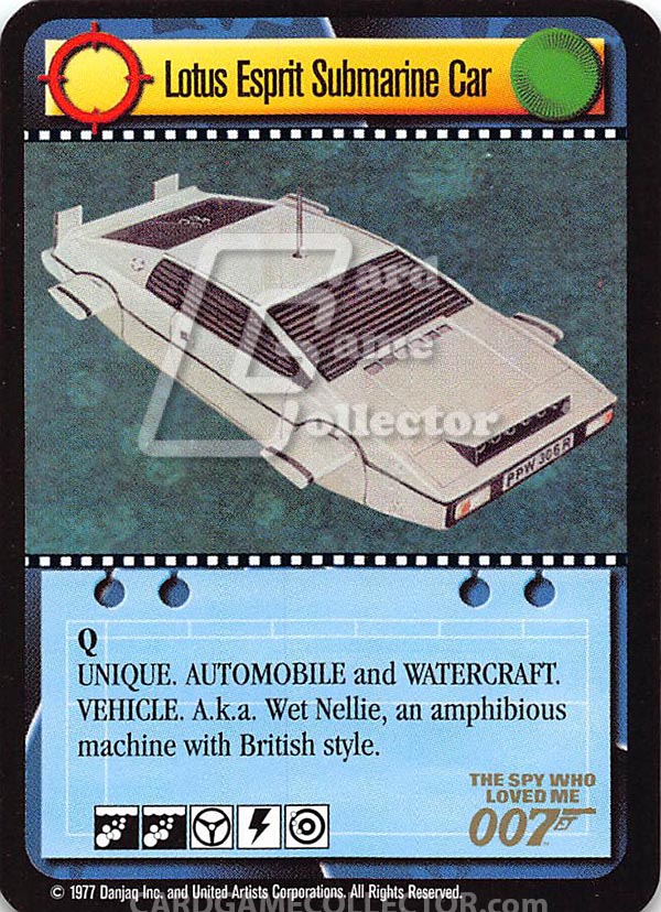 James Bond 007 CCG (1995): Lotus Esprit Submarine Car