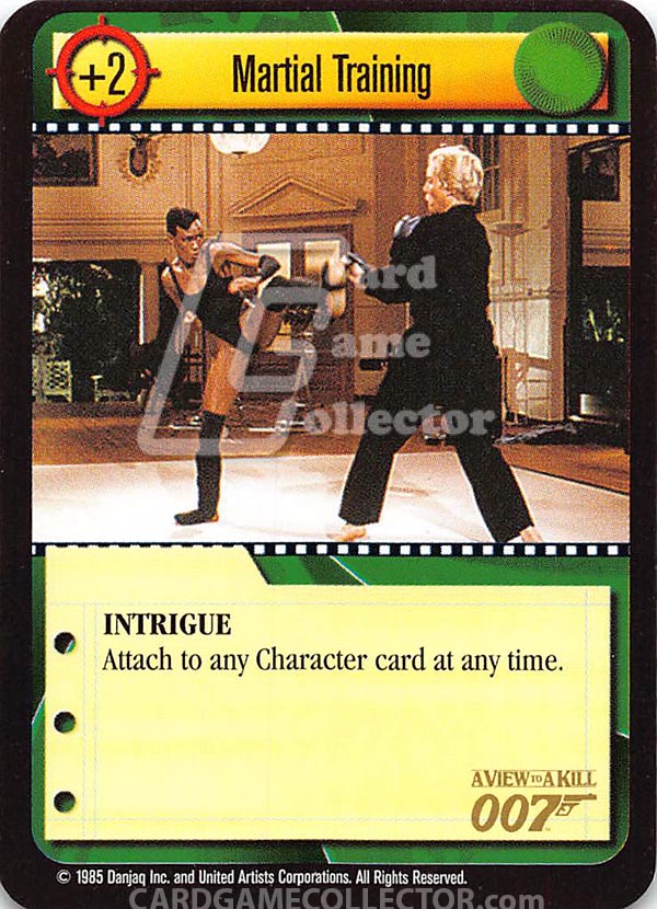 James Bond 007 CCG (1995): Martial Training