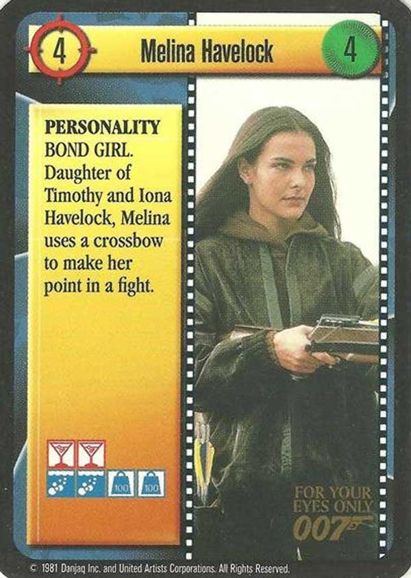 James Bond 007 CCG (1995): Melina Havelock