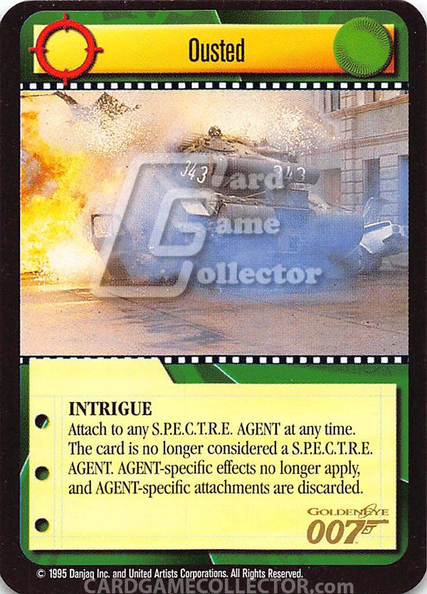 James Bond 007 CCG (1995): Ousted (GoldenEye logo)(tank)