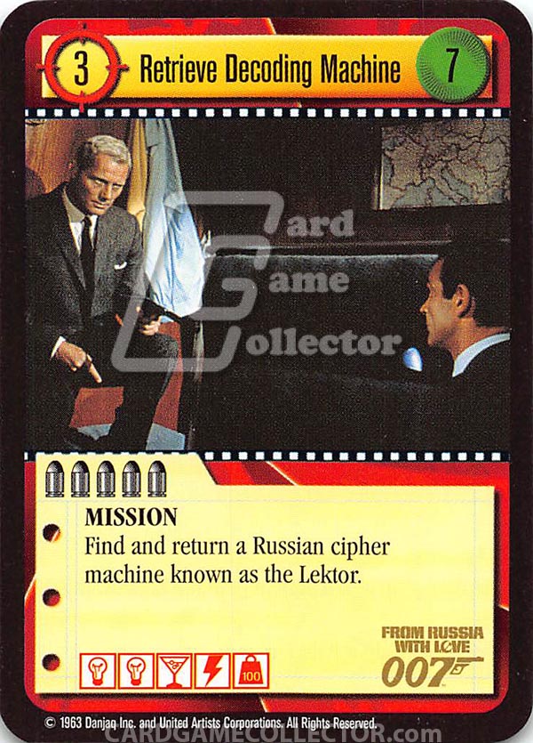 James Bond 007 CCG (1995): Retrieve Decoding Machine