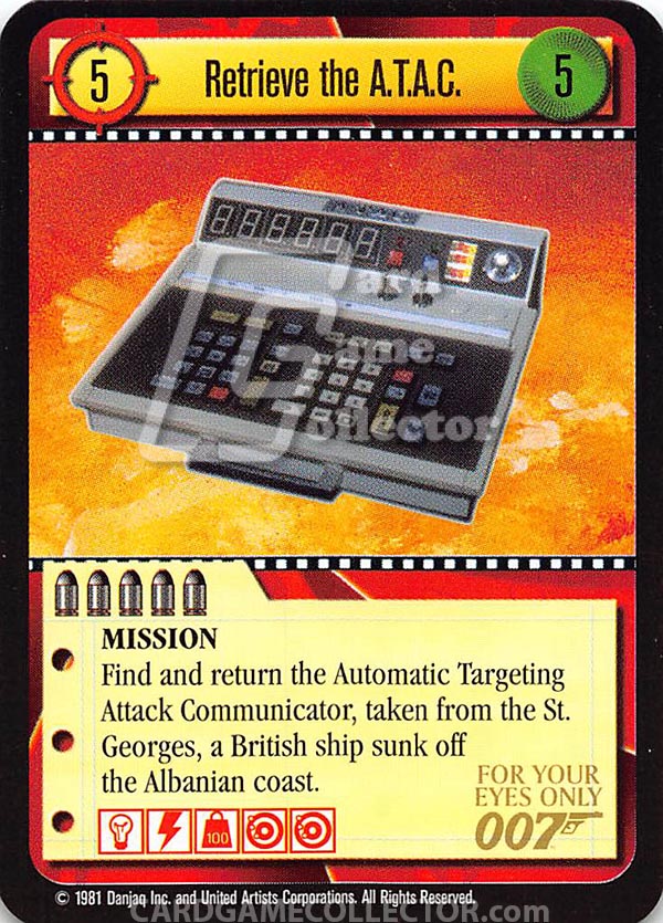 James Bond 007 CCG (1995): Retrieve the A.T.A.C.