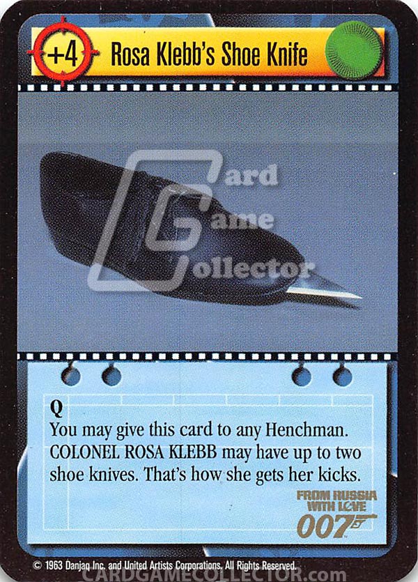 James Bond 007 CCG (1995): Rosa Klebb's Shoe Knife