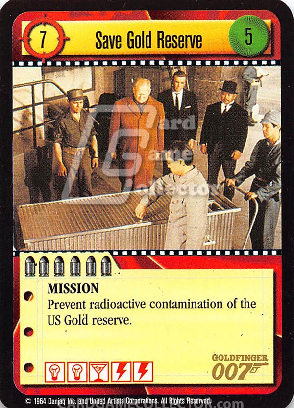 James Bond 007 CCG (1995): Save Gold Reserve