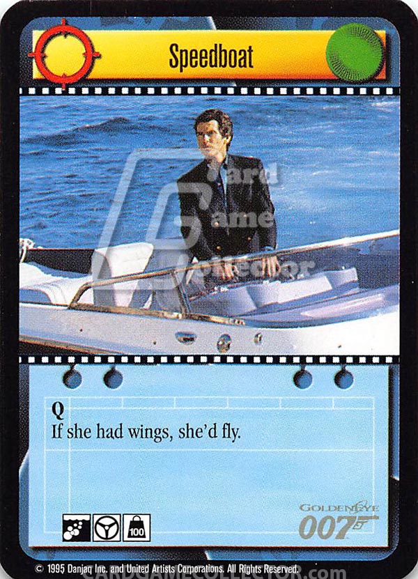 James Bond 007 CCG (1995): Speedboat