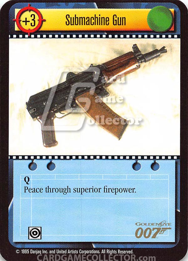 James Bond 007 CCG (1995): Submachine Gun
