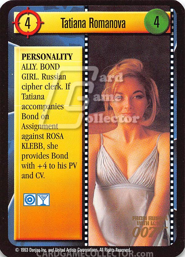 James Bond 007 CCG (1995): Tatiana Romanova