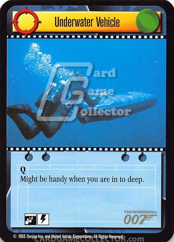 James Bond 007 CCG (1995): Underwater Vehicle