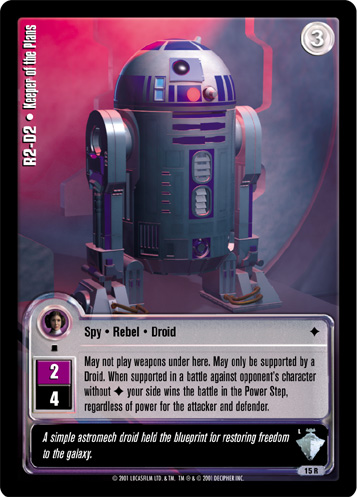 Jedi Knights TCG: R2-D2  • Keeper of the Plans