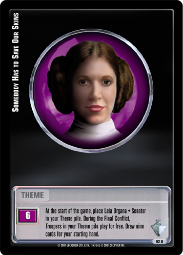 Jedi Knights TCG: Somebody Has To Save Our Skins