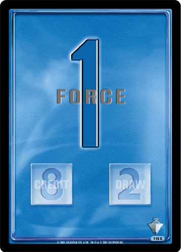 Jedi Knights TCG: Force 1 - Blue