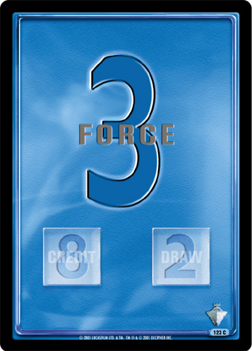 Jedi Knights TCG: Force 3 - Blue