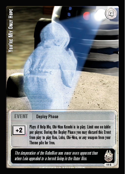 Jedi Knights TCG: You're My Only Hope
