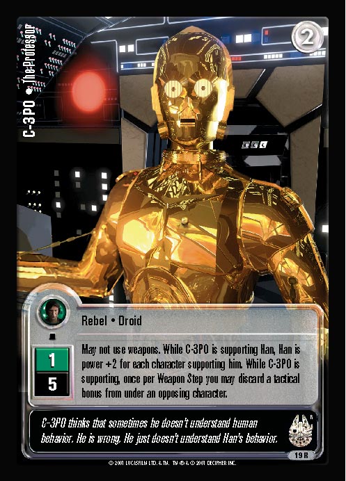 Jedi Knights TCG: C-3PO  • The Professor