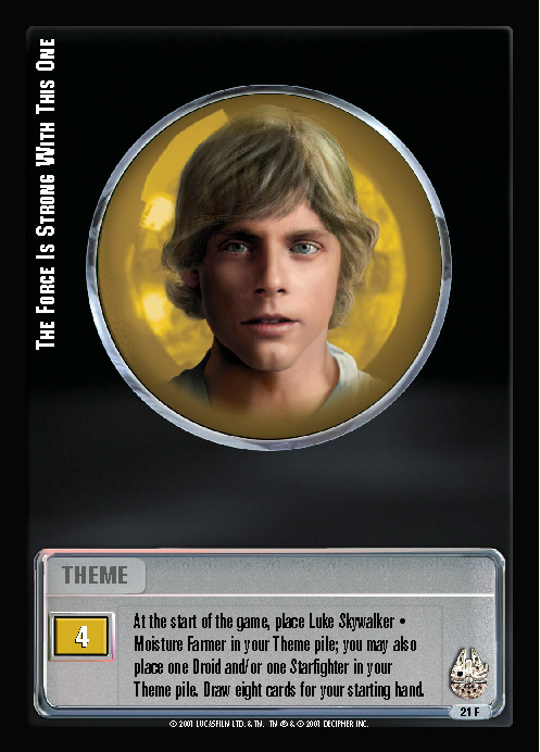Jedi Knights TCG: The Force Is Strong With This One