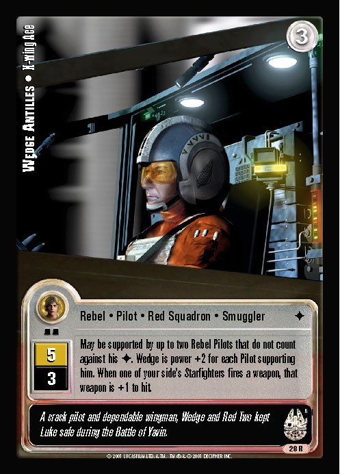 Jedi Knights TCG: Wedge Antilles  • X-wing Ace