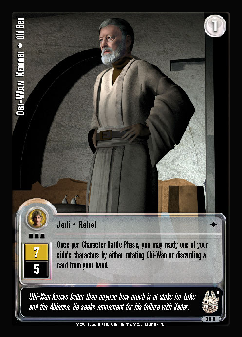 Jedi Knights TCG: Obi-Wan Kenobi  • Old Ben