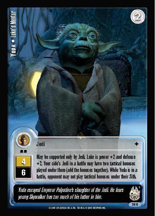 Jedi Knights TCG: Yoda  • Luke's Mentor