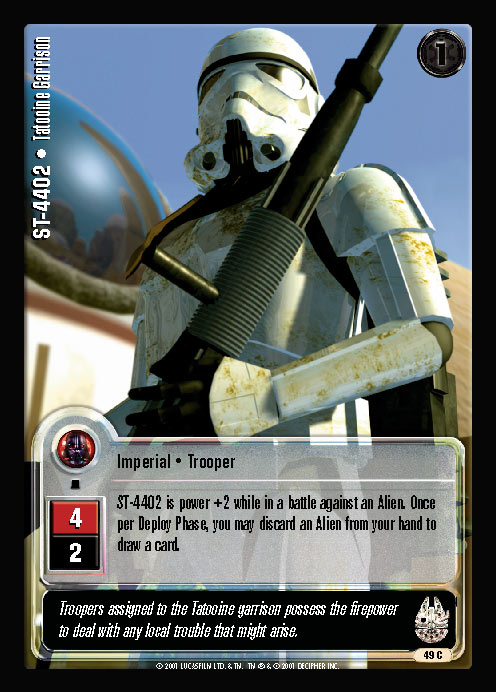 Jedi Knights TCG: ST-4402  • Tatooine Garrison
