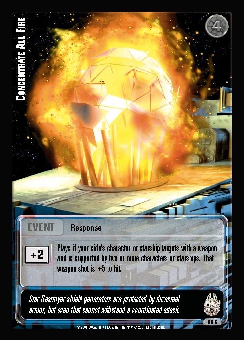 Jedi Knights TCG: Concentrate All Fire
