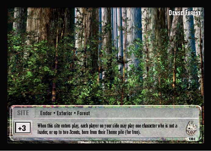 Jedi Knights TCG: Dense Forest