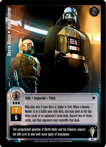 Jedi Knights TCG: Darth Vader  • Imperial Enforcer