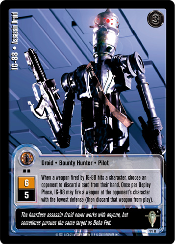 Jedi Knights TCG: IG-88  • Assassin Droid