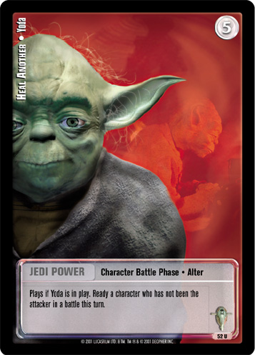 Jedi Knights TCG: Heal Another  • Yoda