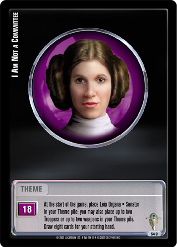 Jedi Knights TCG: I Am Not a Committee