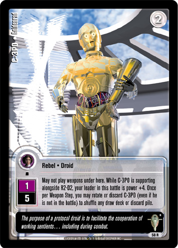 Jedi Knights TCG: C-3PO  • Goldenrod