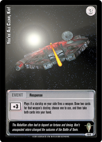 Jedi Knights TCG: You're All Clear, Kid!