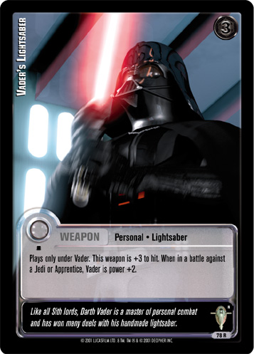 Jedi Knights TCG: Vader's Lightsaber