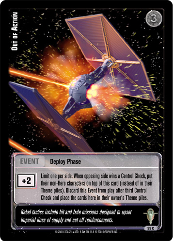 Jedi Knights TCG: Out of Action