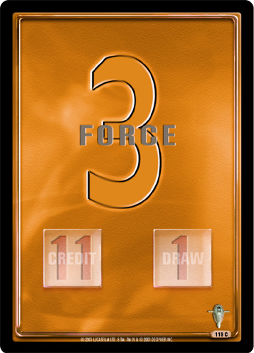 Jedi Knights TCG: Force 3 - Orange