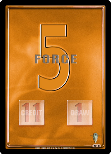Jedi Knights TCG: Force 5 - Orange