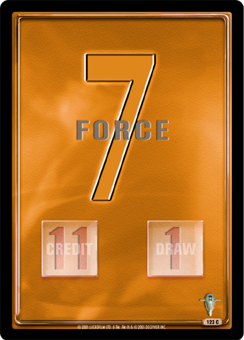 Jedi Knights TCG: Force 7 - Orange