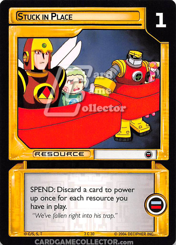 Megaman TCG : Grave : Stuck In Place