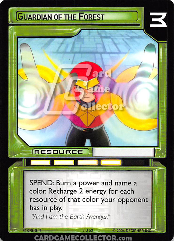 Megaman TCG : Grave : Guardian of the Forest
