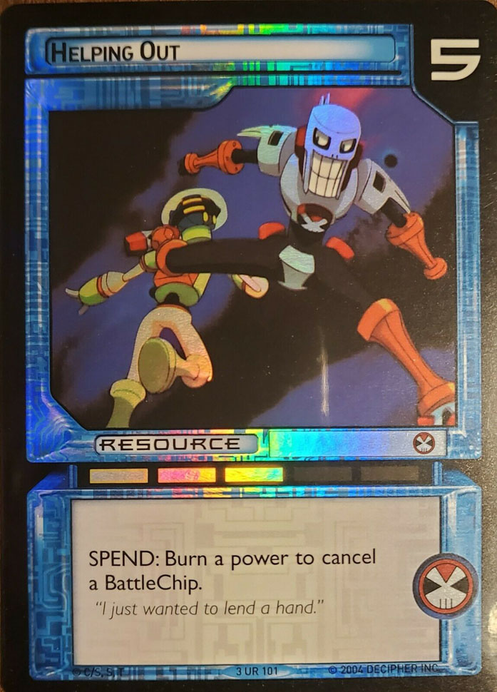 Megaman TCG : Grave : Helping Out
