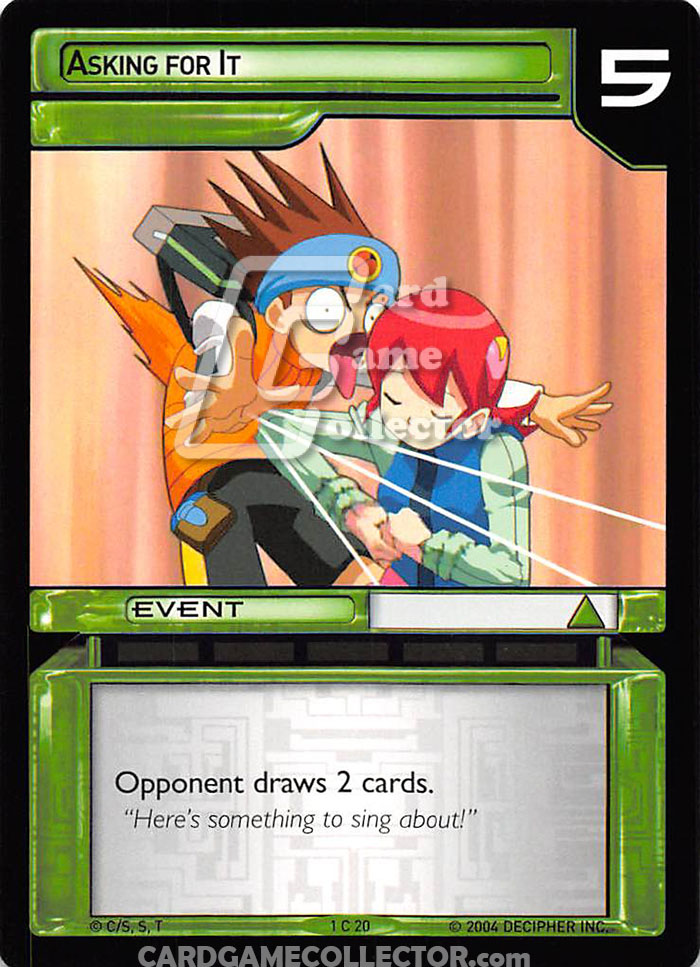 Megaman TCG : Power-Up : Asking For It