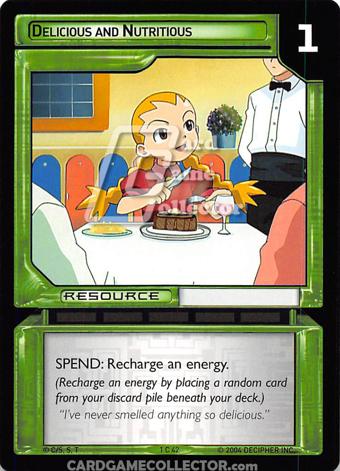 Megaman TCG : Power-Up : Delicious and Nutritious