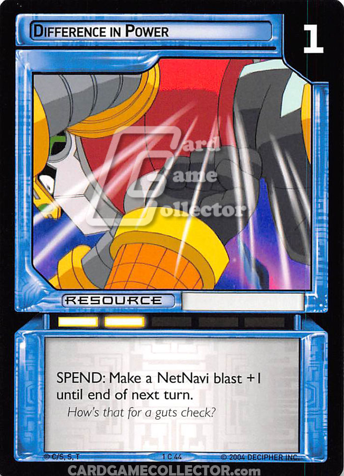 Megaman TCG : Power-Up : Difference in Power